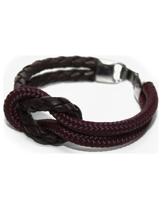 Cabo d'mar reef knot leather/burgundy
